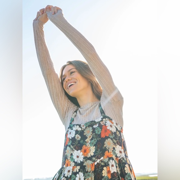 NATURAL LIFE Pearl Knit Layering Top- Sand- XXL - Picture 4 of 8